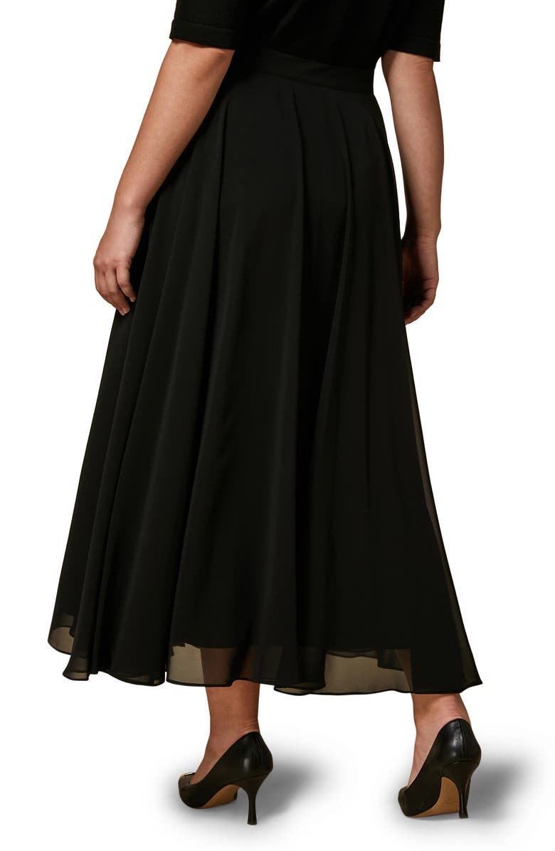 Marina Rinaldi Georgette Crepe Skirt, Alternate, color,