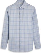 Bugatchi Axel Trim Fit Plaid Cotton Button-Up Shirt