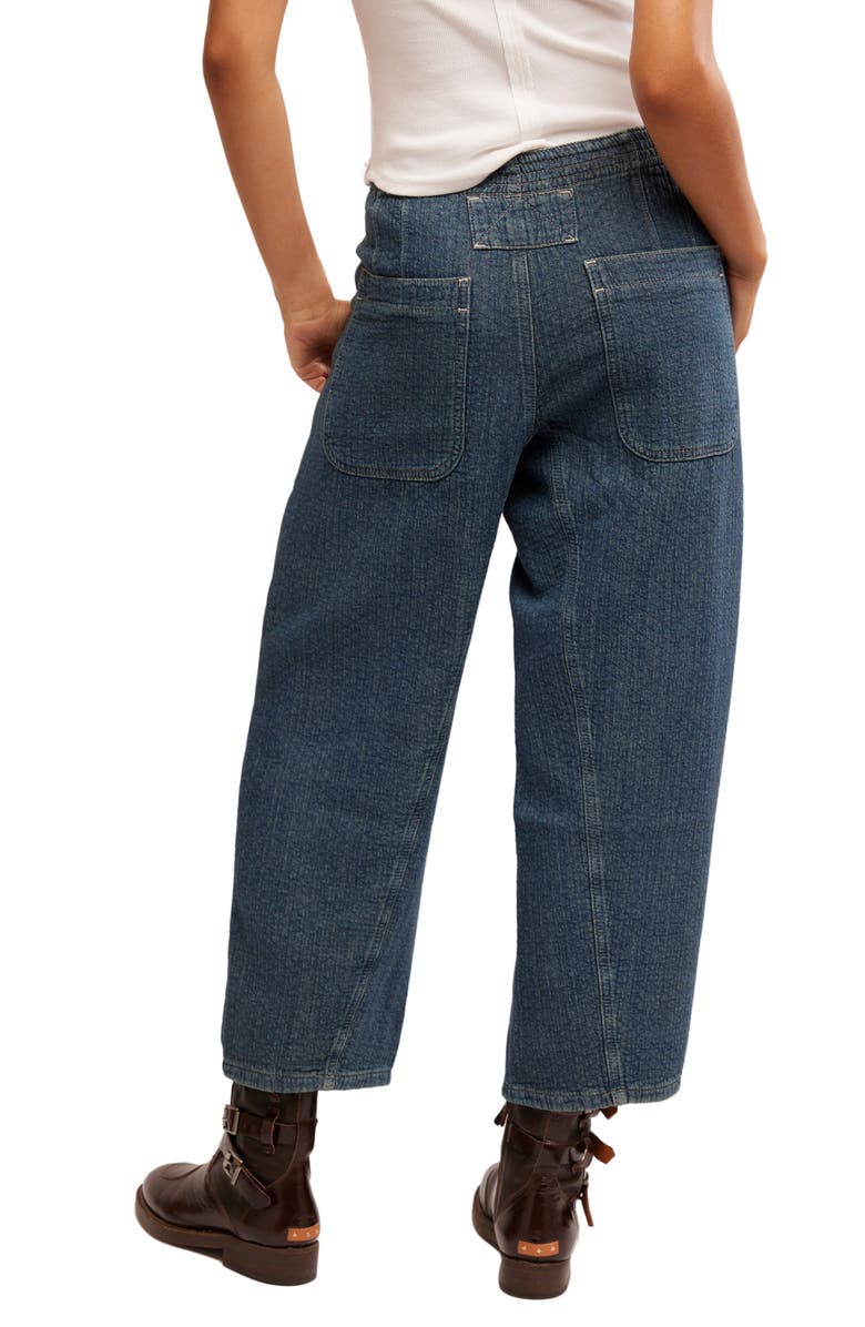 Free People Midnight Voyage Harem Jeans, Alternate, color, 