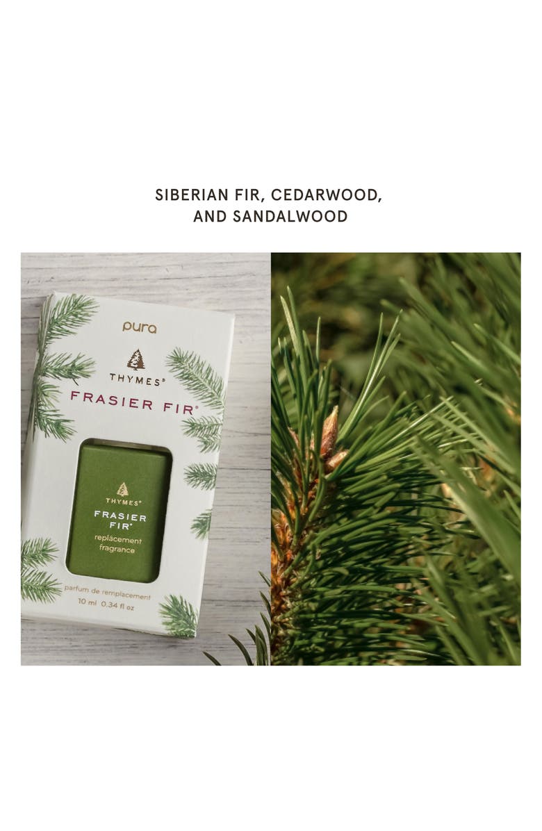 PURA x Thymes Frasier Fir Pura 4 Smart Fragrance Diffuser & Refill Set, Alternate, color,
