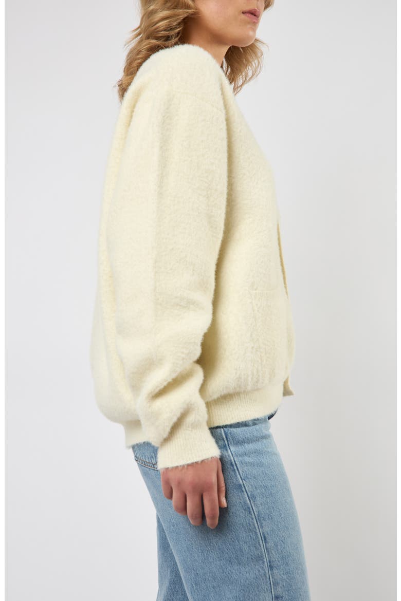 V-Neck Cardigan, Alternate, color, IVORY