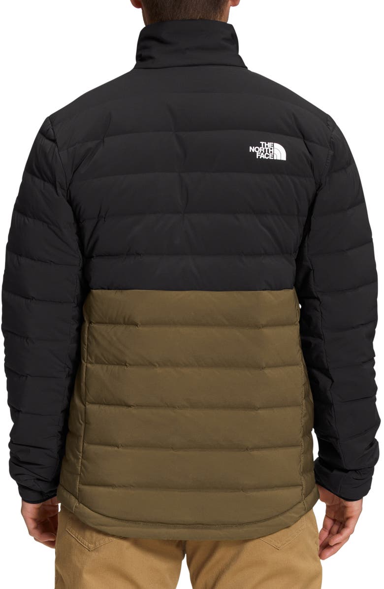 The North Face Belleview Stretch Water Repellent 600-Fill Power Down Puffer Jacket, Alternate, color, 