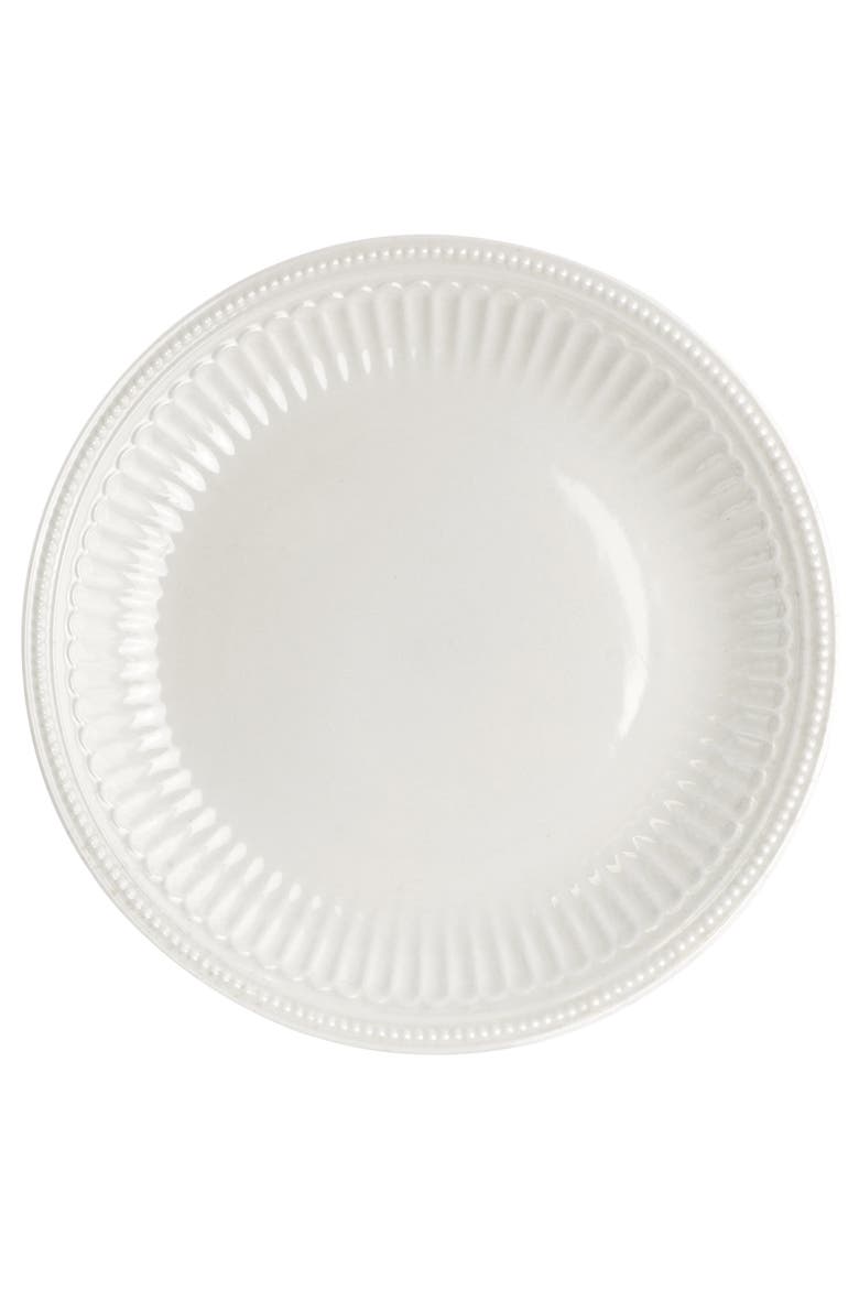 6 Piece Stoneware Dinner Plate Set, Alternate, color, White