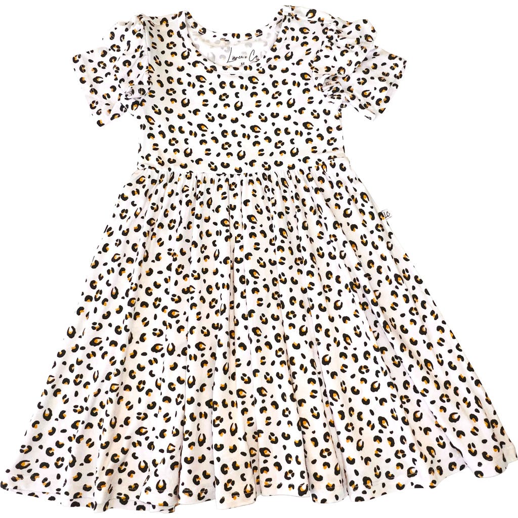 Laree + Co Allie Ruffle Spin Dress in Leopard  product