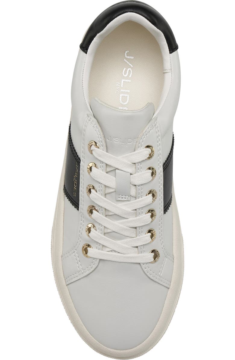 JSlides Gilda Platform Sneaker, Alternate, color, White/Black