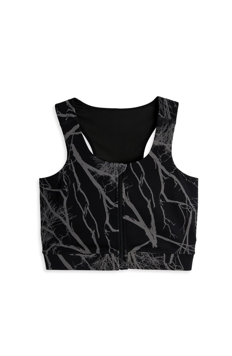 TomboyX Full Zip Racerback Bra, Alternate, color, Back To Roots
