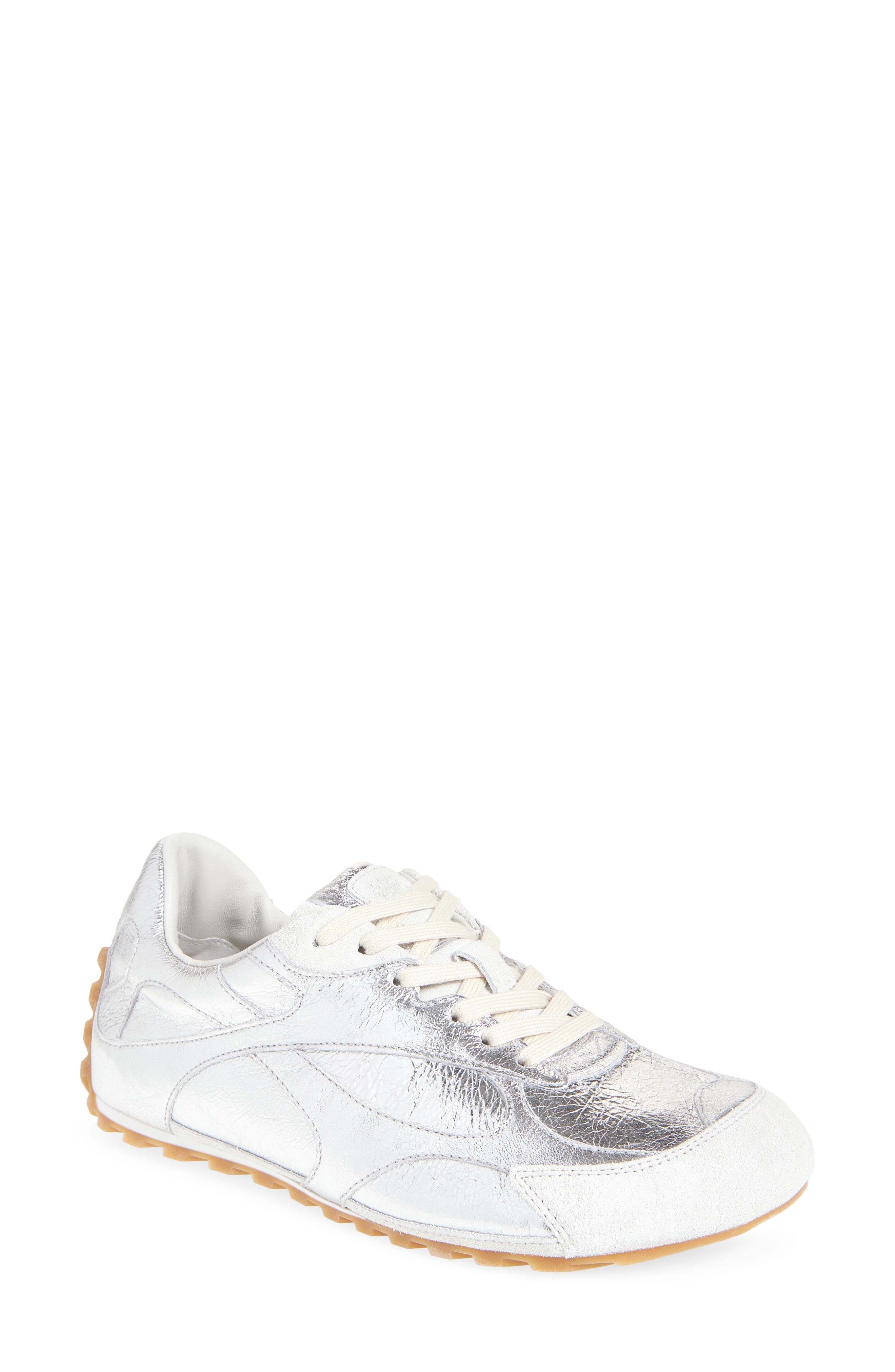 Bottega Veneta Orbit Flash Low Top Sneaker, Main, color, 1532 Silver/ Optical