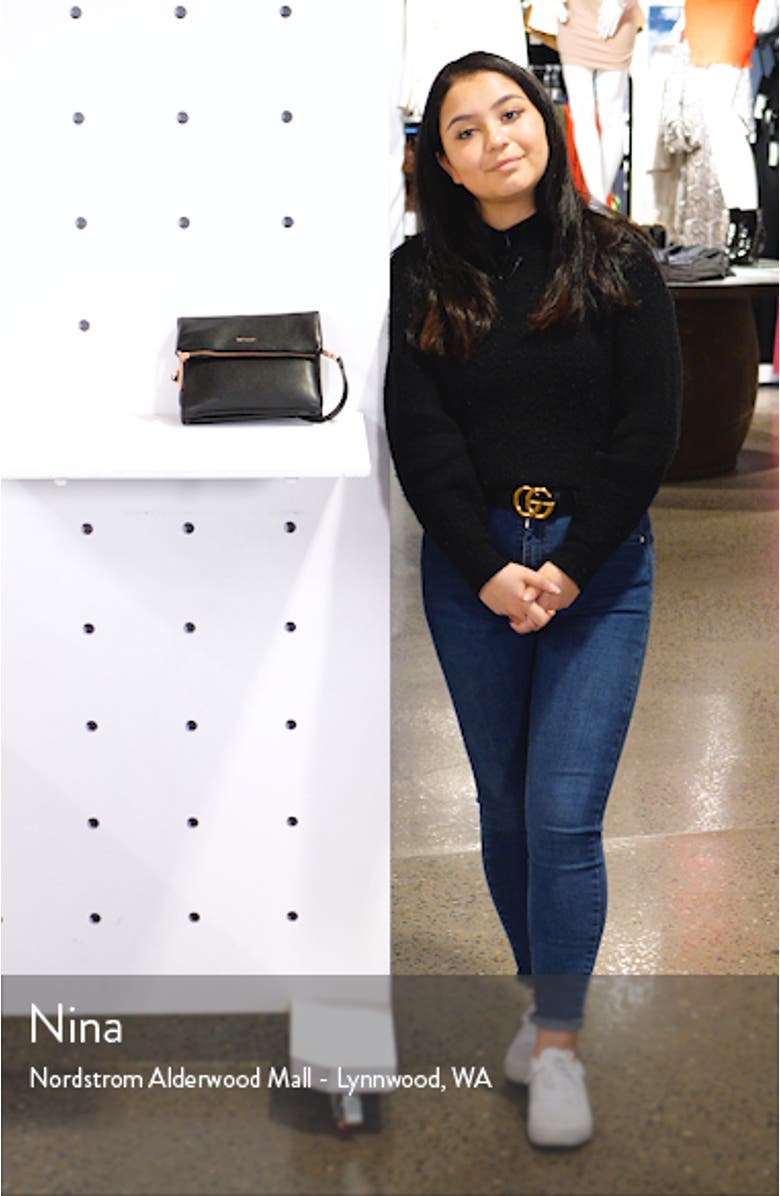 Hiley Faux Leather Crossbody Bag, sales video thumbnail