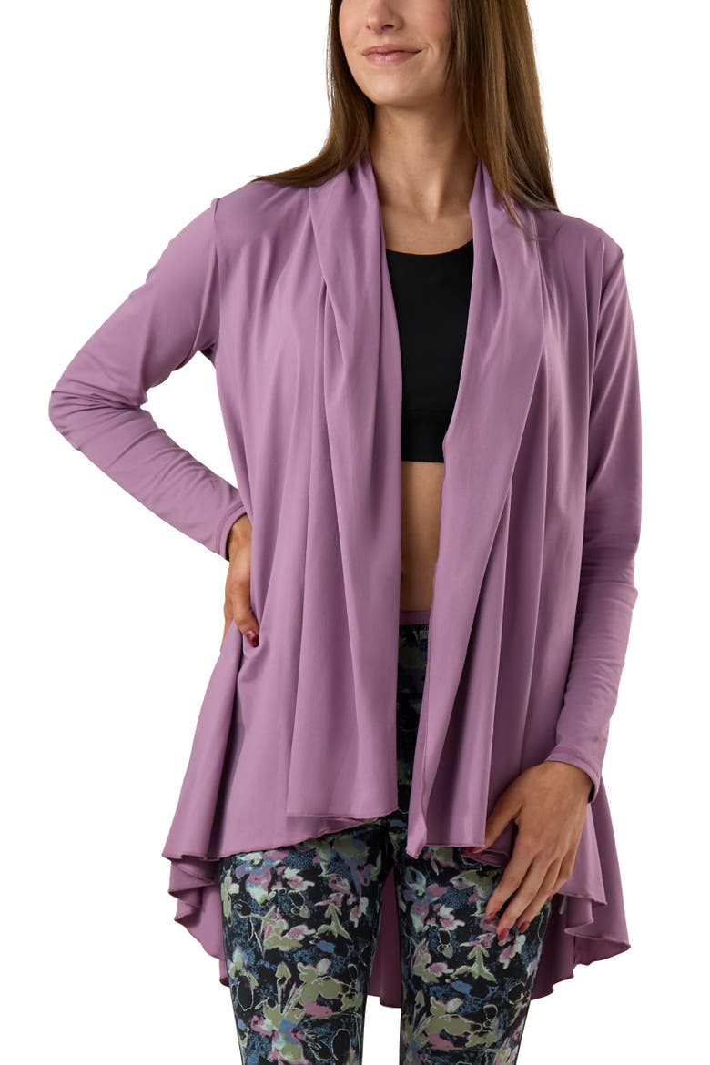 Hooded Resort Wrap, Main, color, Grape