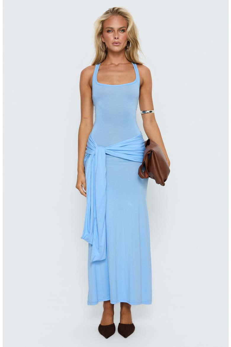 Madisa Racerback Maxi Dress, Alternate, color, BLUE