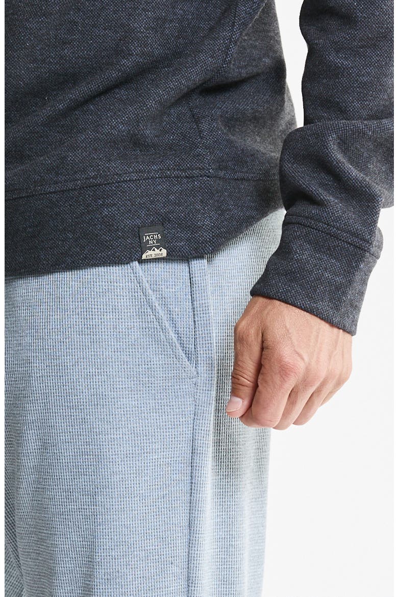 Textured Crewneck Sweater, Alternate, color, BLUE WOOL