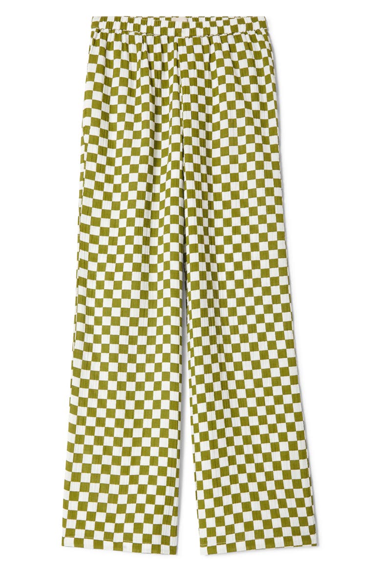 The Lola Lounge Pants, Alternate, color, SUBLIME GREEN CHECKERBOARD