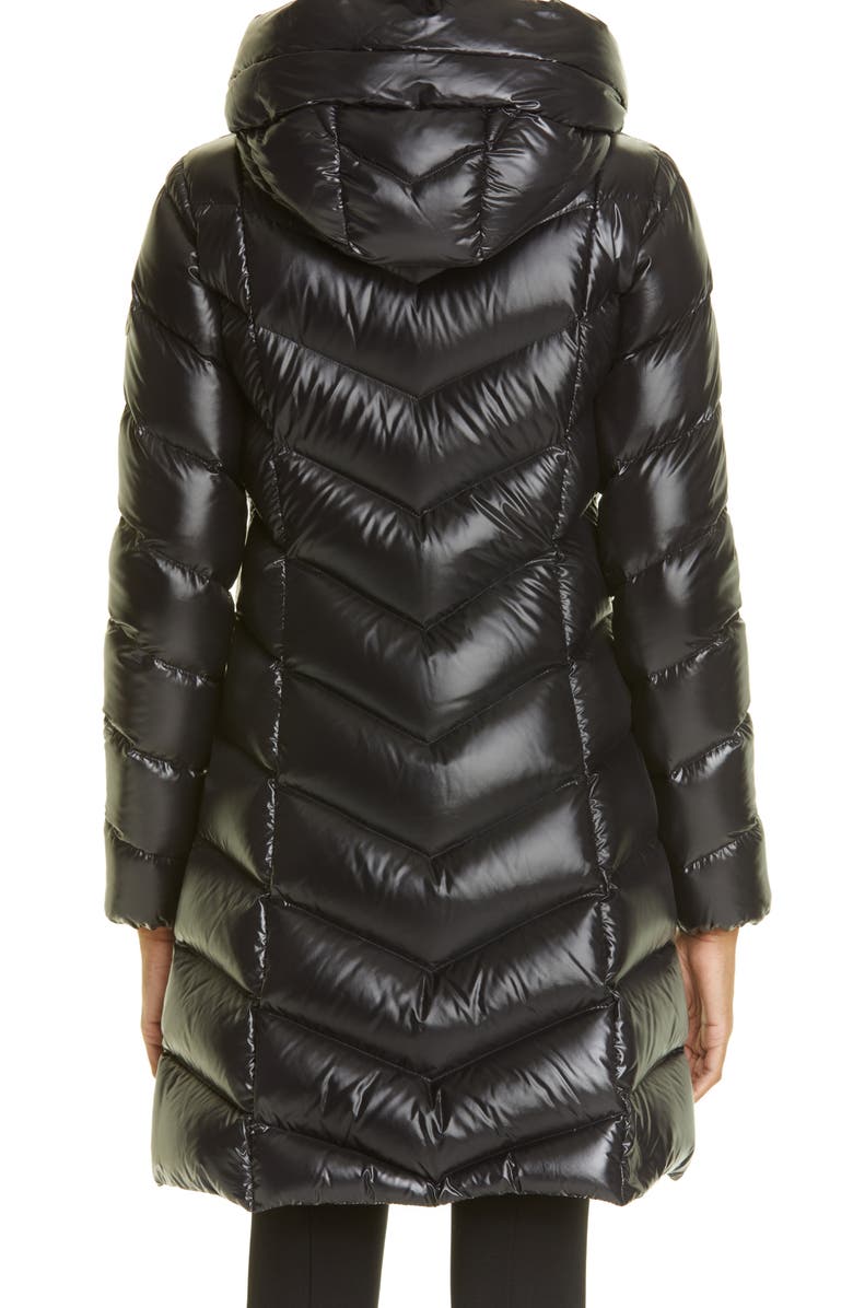 Moncler Marus Quilted 750 Fill Power Down Hooded Puffer Coat, Alternate, color, Black