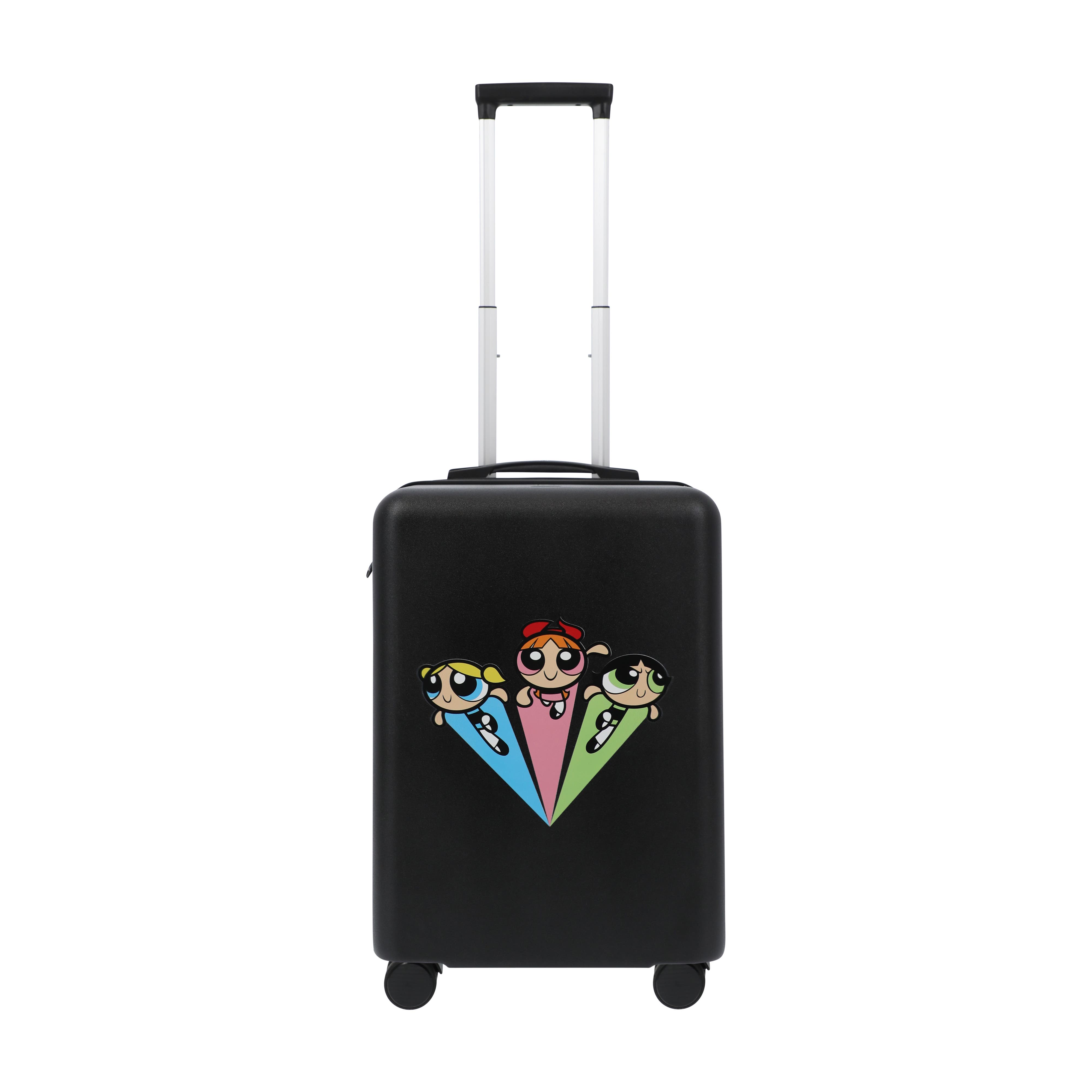 Ful WB POWER PUFF GIRLS 22.5" CARRY-ON LUGGAGE, Alternate, color, Black