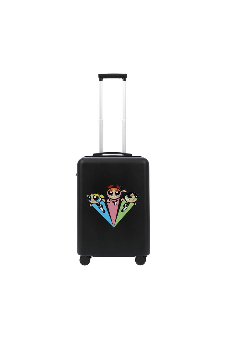WB POWER PUFF GIRLS 22.5" CARRY-ON LUGGAGE, Alternate, color, BLACK