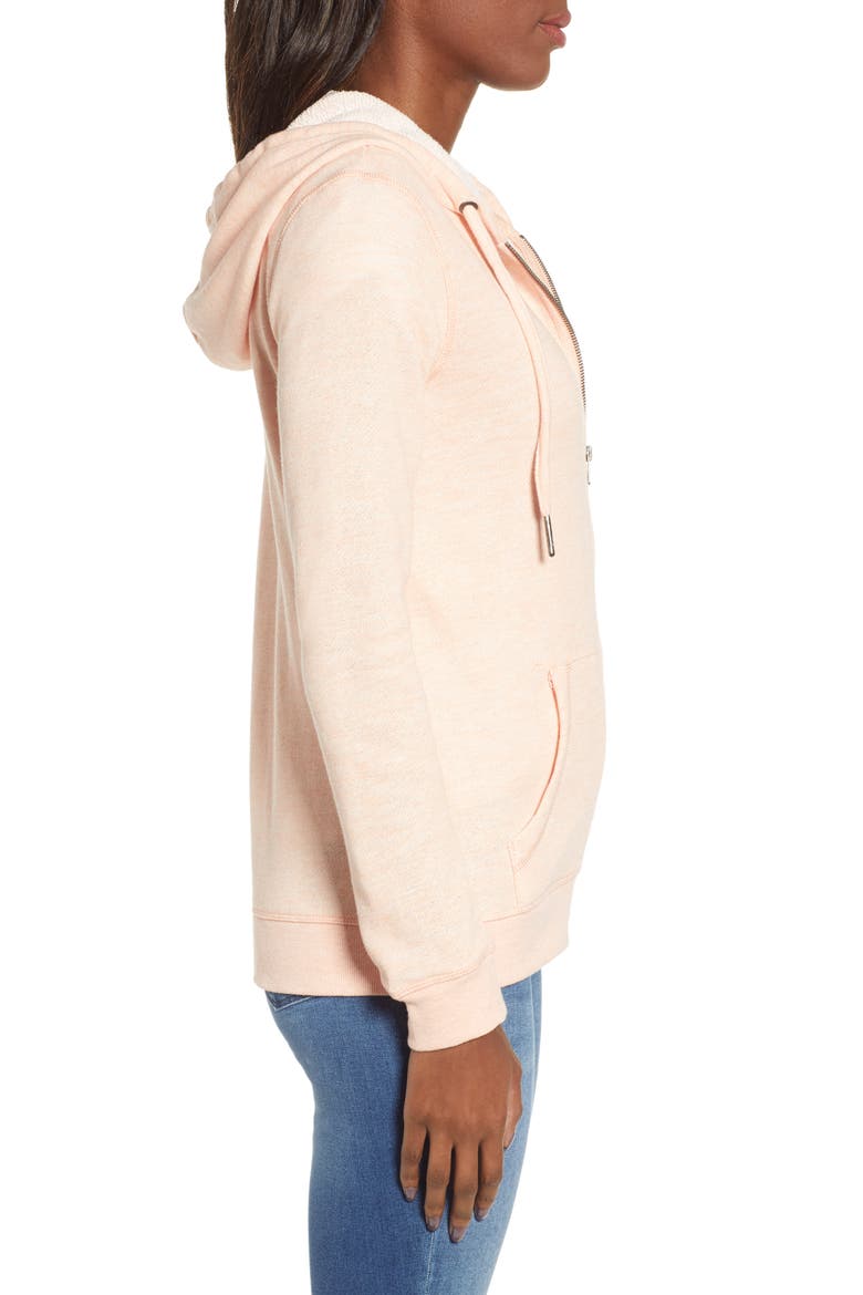 Trippin Hoodie, Alternate, color, SALMON HEATHER