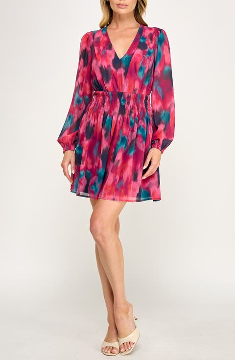 Smocked Waist Minidress