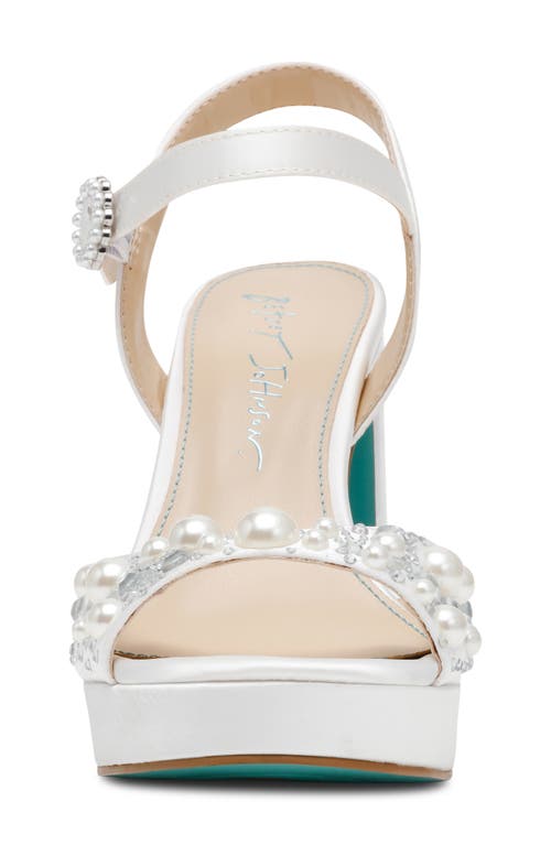 BETSEY JOHNSON BETSEY JOHNSON AVIAN PLATFORM SANDAL 