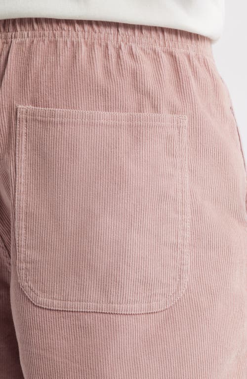 Obey Easy Pulp Cotton Corduroy Shorts In Neutral