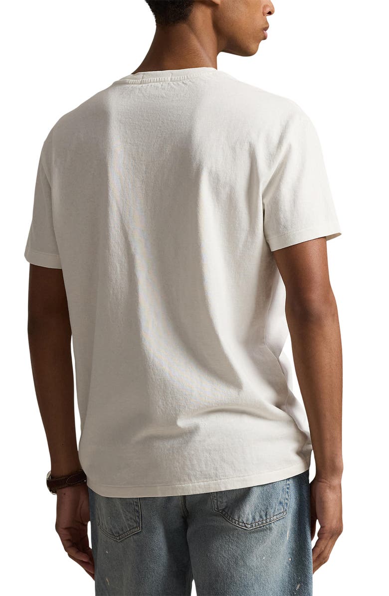 Polo Ralph Lauren Classic Fit Polo Team Cotton Graphic T-Shirt, Alternate, color, Deckwash White