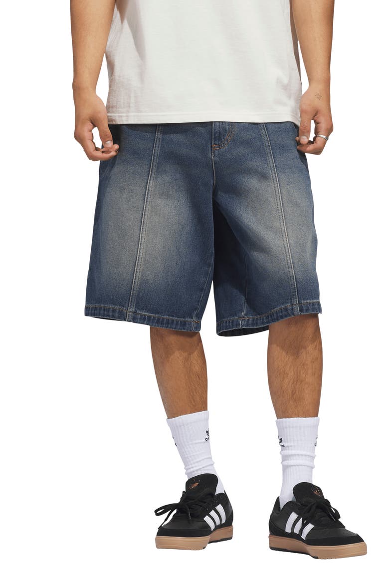 x Tyshawn Washed DenShorts, Main, color, INDIGO DENIM