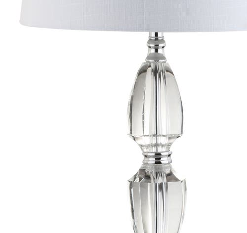 Jonathan Y Graham Crystal Led Table Lamp In Clear