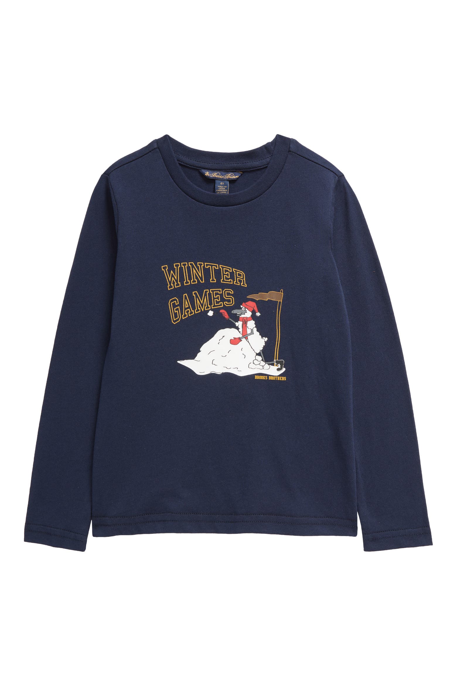 Brooks Brothers Kids' Long Sleeve Graphic T-Shirt (Men) | Nordstromrack