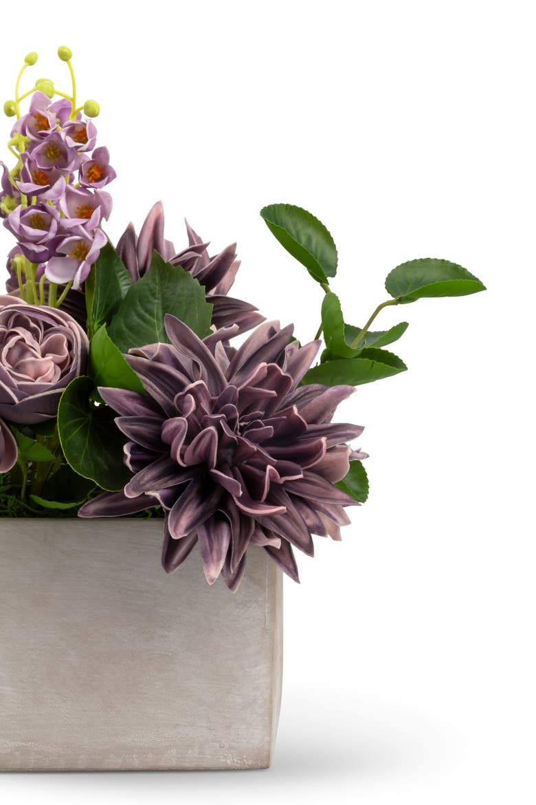 Marcella RealTouch Mixed Floral Arrangement, Alternate, color, Purple