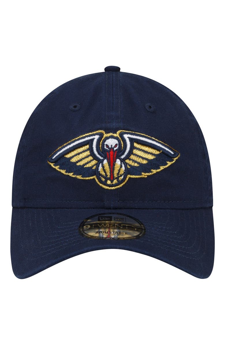 New Era Men's New Era Navy New Orleans Pelicans Team 2.0 9TWENTY Adjustable Hat, Alternate, color, 