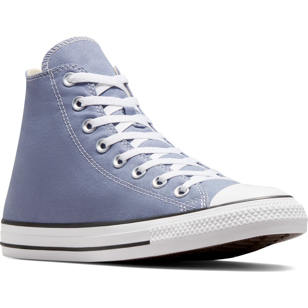 Converse Chuck 70 Striped Canvas High-top Sneakers In Stingray Grey
