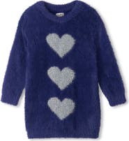 Hatley Kids' Heart Fuzzy Sweater Dress