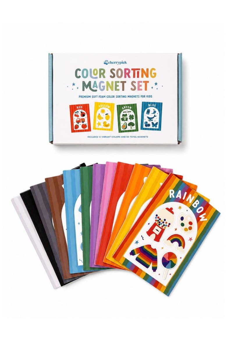Color Sorting Magnets, 65 Piece Set, Main, color, None