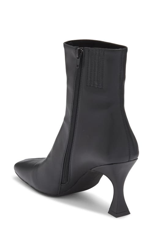 Jeffrey Campbell Chekmat Square Toe Bootie In Black