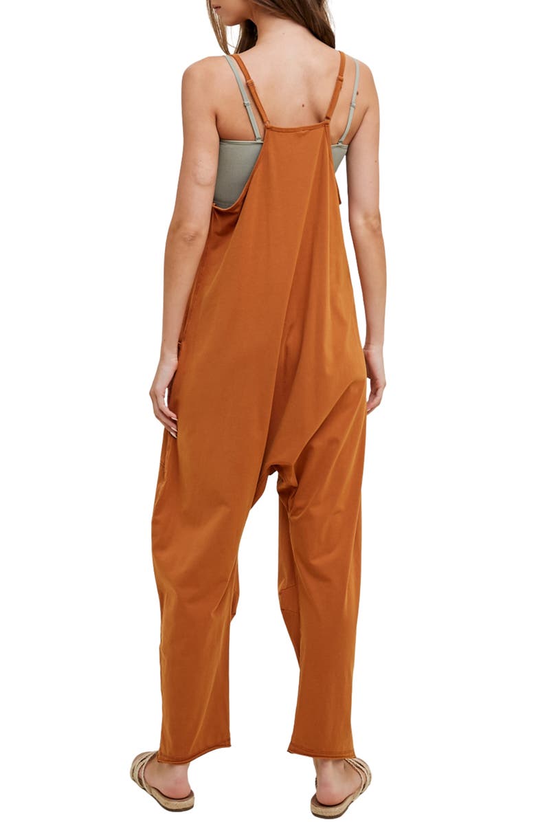 WISHLIST Oversize Knit Jumpsuit, Alternate, color, Bronze