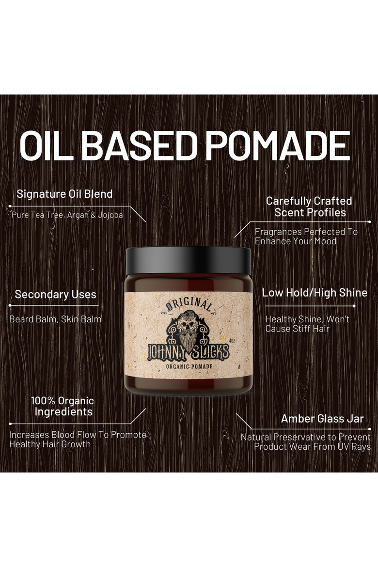 Organic Oil Based Pomade, Alternate, color, biege- Rugged Fragrance