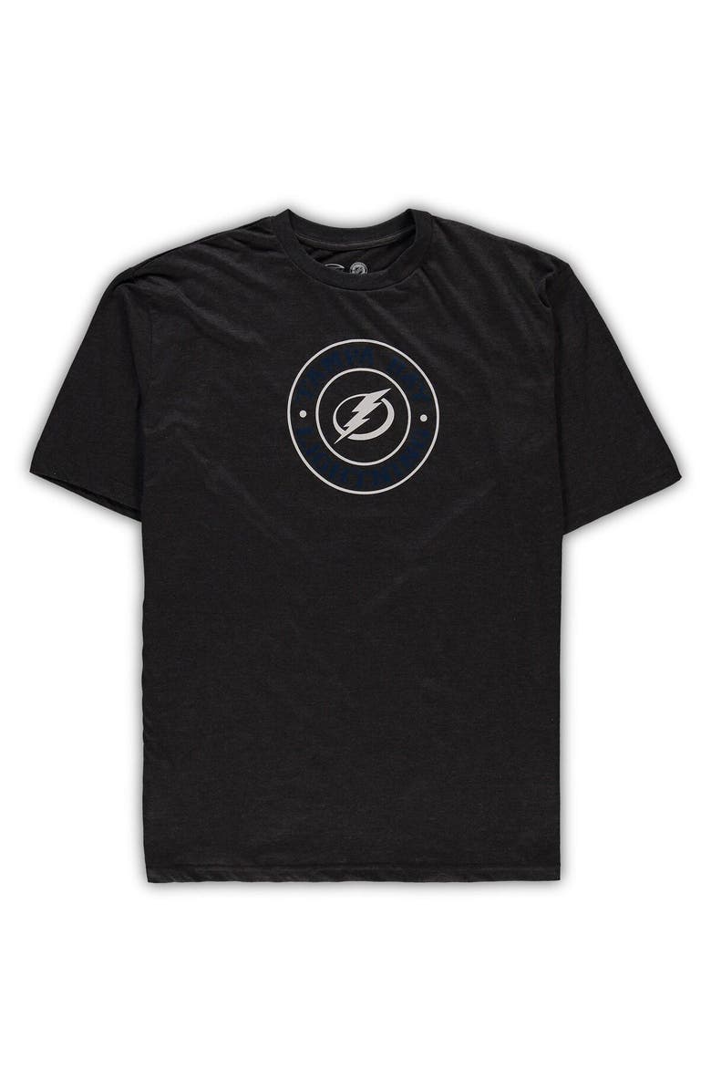 CONCEPTS SPORT Men's Concepts Sport Blue/Heathered Charcoal Tampa Bay Lightning Big & Tall T-Shirt & Shorts Sleep Set, Alternate, color, Blue