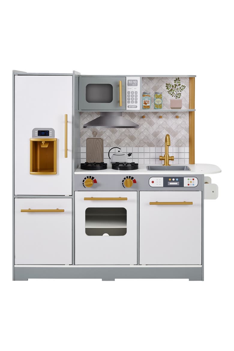 Little Chef Springfield Play Kitchen & Accessories, Main, color, GREY