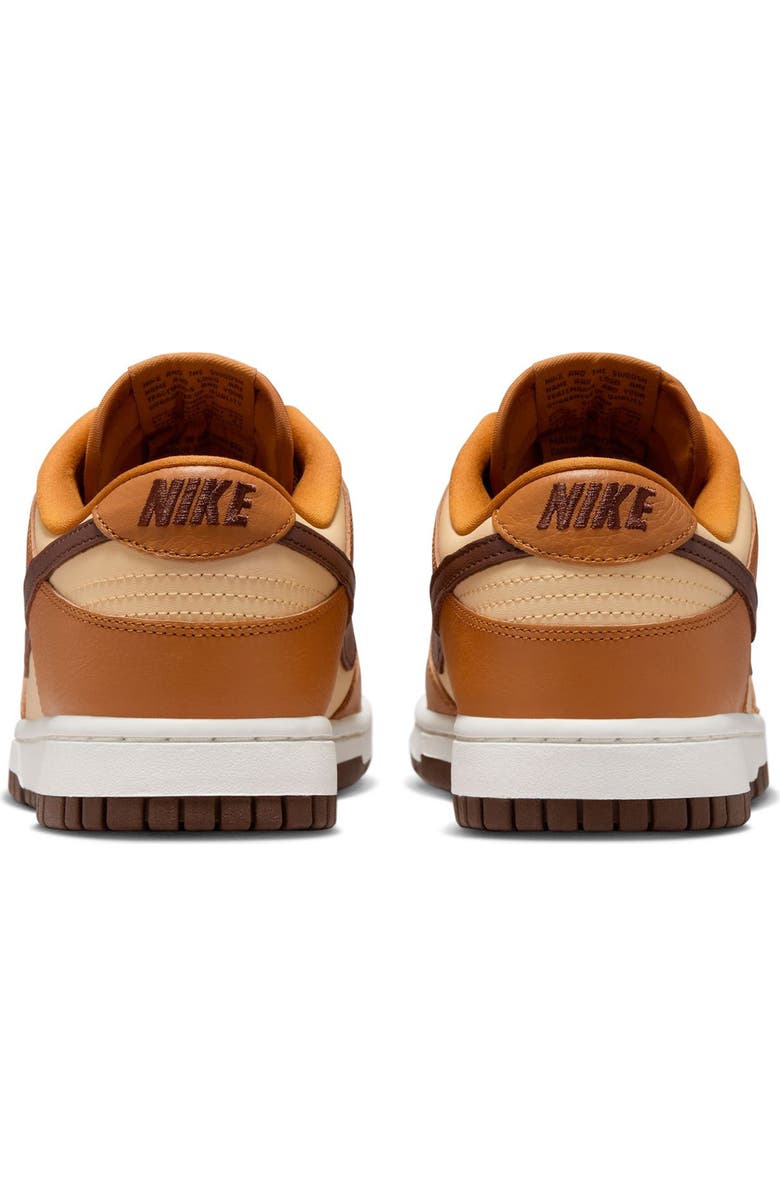 Nike Dunk Low SE Basketball Sneaker, Alternate, color, Desert Ochre/ Fauna/ Vanilla