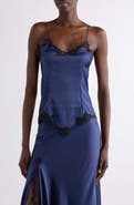Isabel Marant Amael Lace Trim Silk Camisole