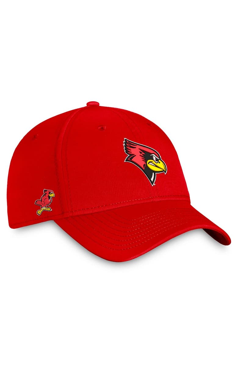 TOP OF THE WORLD Men's Top of the World Red Illinois State Redbirds Reflex Flex Hat, Alternate, color, 