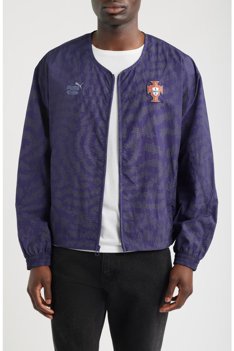 x Portugal x Salehe Bembury King Track Jacket, Main, color, DEEP PLUM