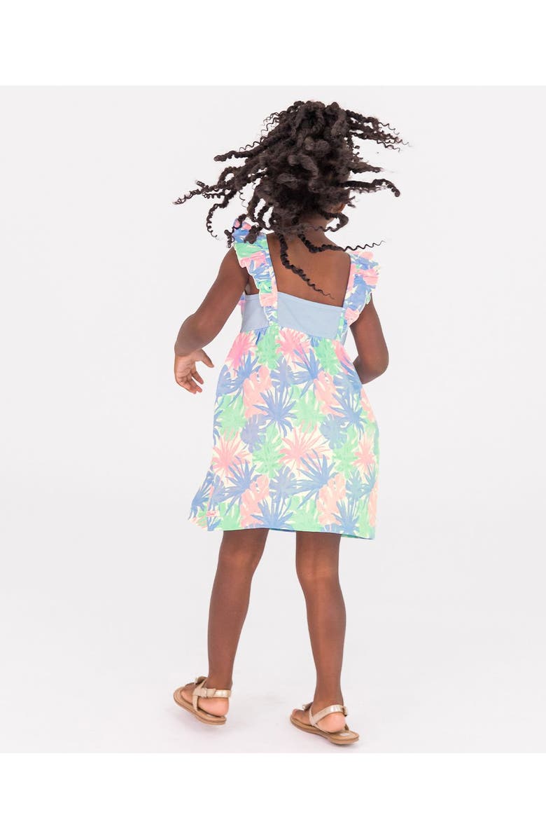 RuffleButts Toddler Ruffle Strap Mixed Print Dress, Alternate, color,