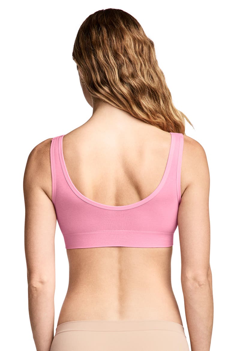 Women's Seamfree Cotton Blend Light Support Bralette, Alternate, color, Jellyfish