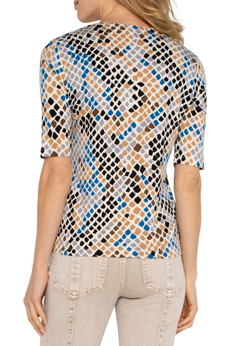 Reptile Print T-Shirt, Alternate, color, LAPISSNKMT