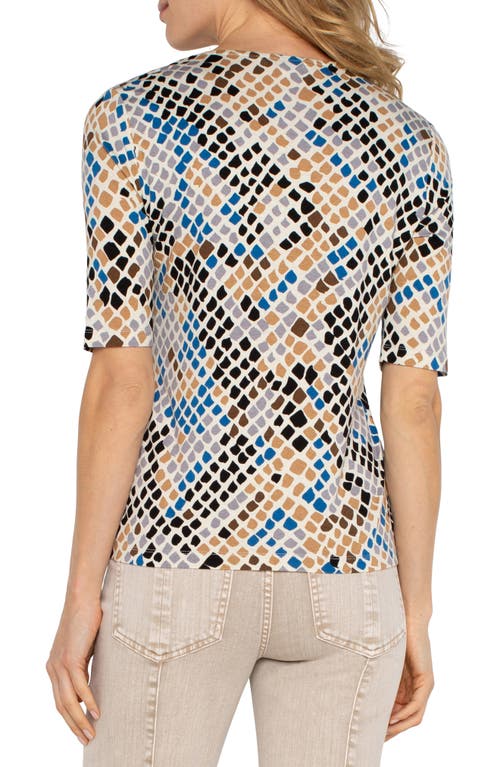 Liverpool Reptile Print T-shirt In Animal Print