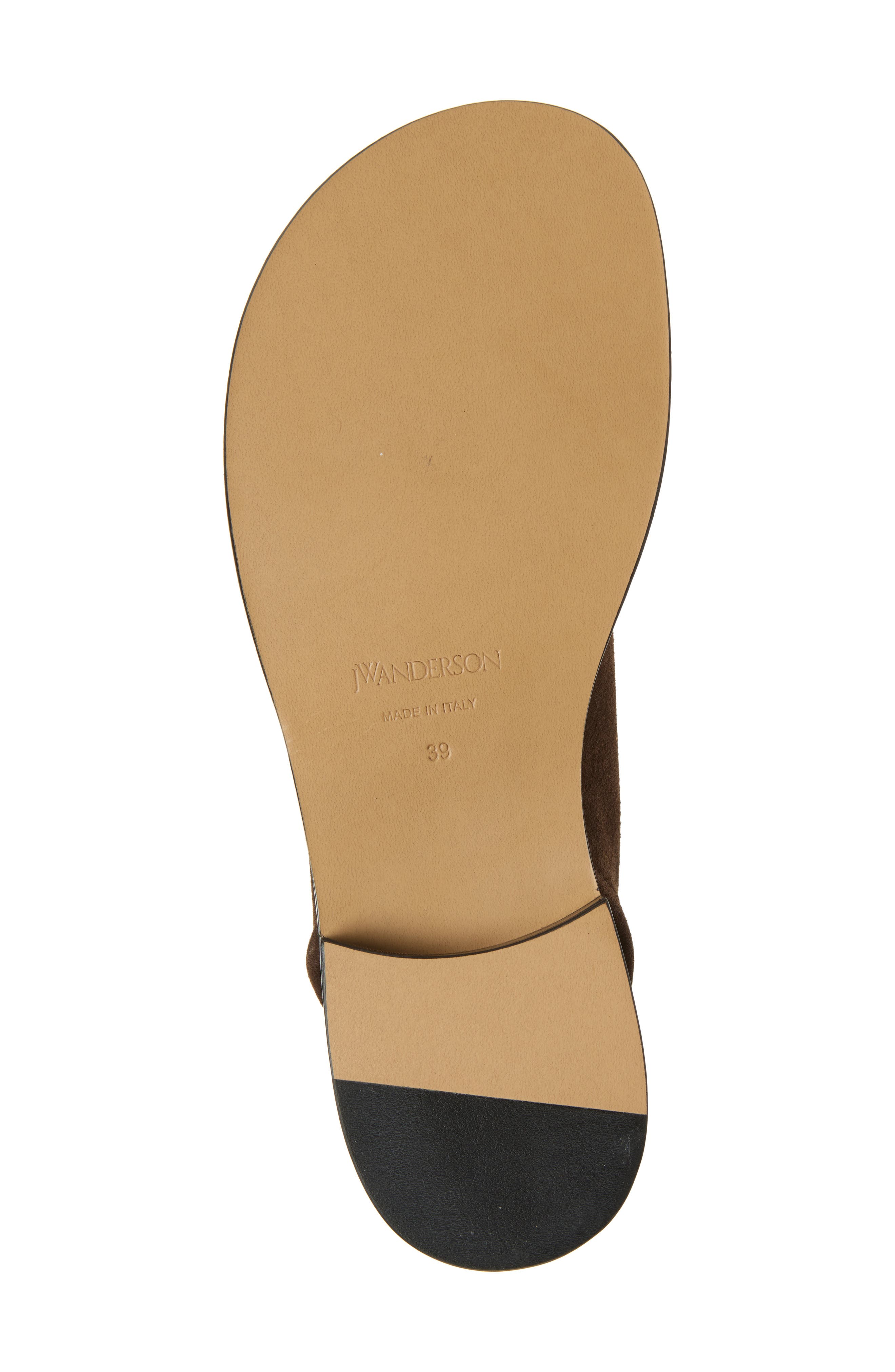 JW Anderson Biker Foldover Shaft Bootie, Alternate, color, 600 Brown