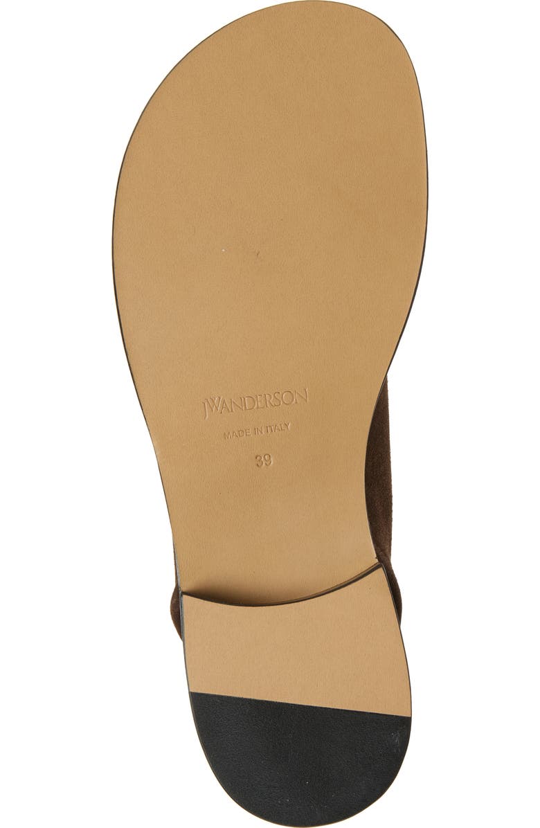 JW Anderson Biker Foldover Shaft Bootie, Alternate, color, 600 Brown