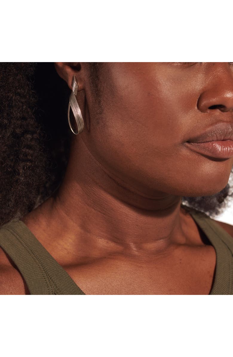 John Hardy Bamboo Striated Drop Earrings, Alternate, color,