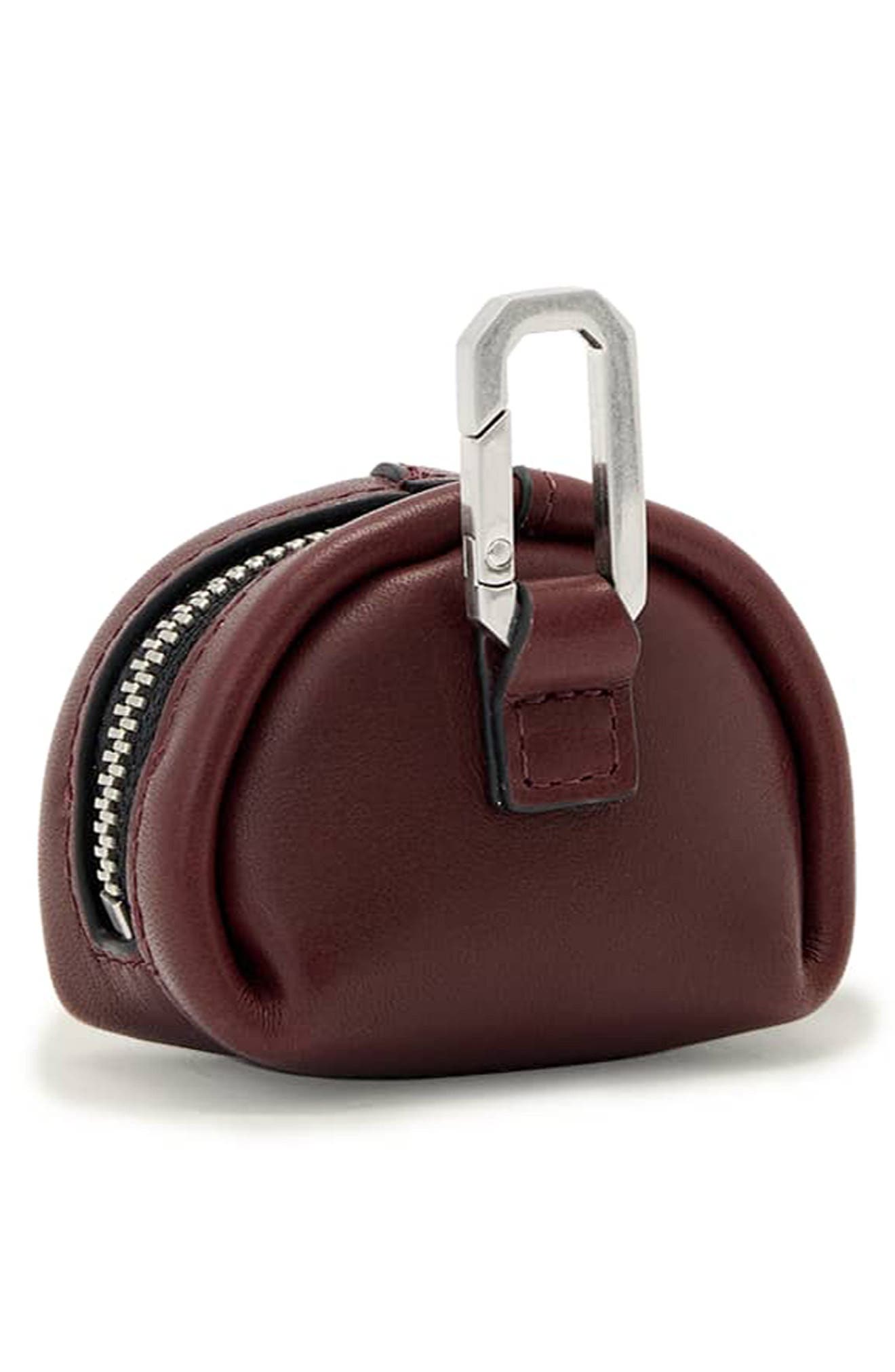 AllSaints Rosalie Leather AirPod Case (Women) | Nordstrom