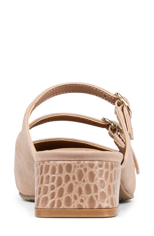 Donald Pliner Tria Double Strap Mule In Sand